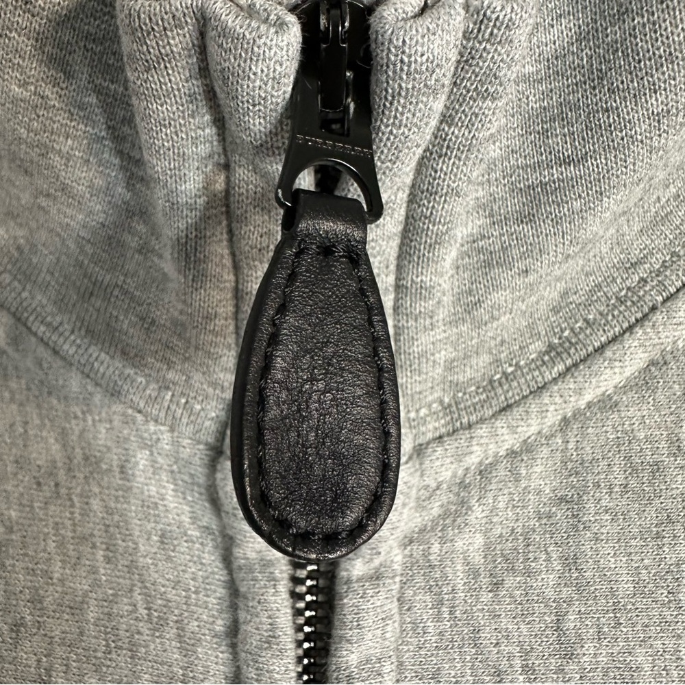 Burberry authentic men’s zip down sweater Gray - Picture 4 of 13